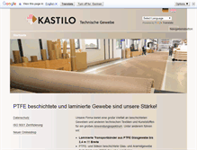 Tablet Screenshot of kastilo.de